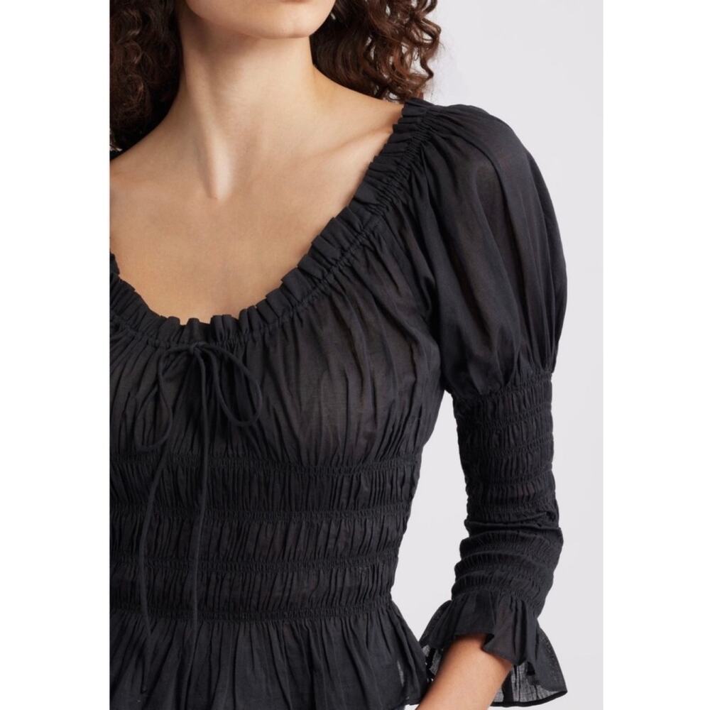 Doen Baptisia Top in Black - Womens Medium - Picture 3 of 5